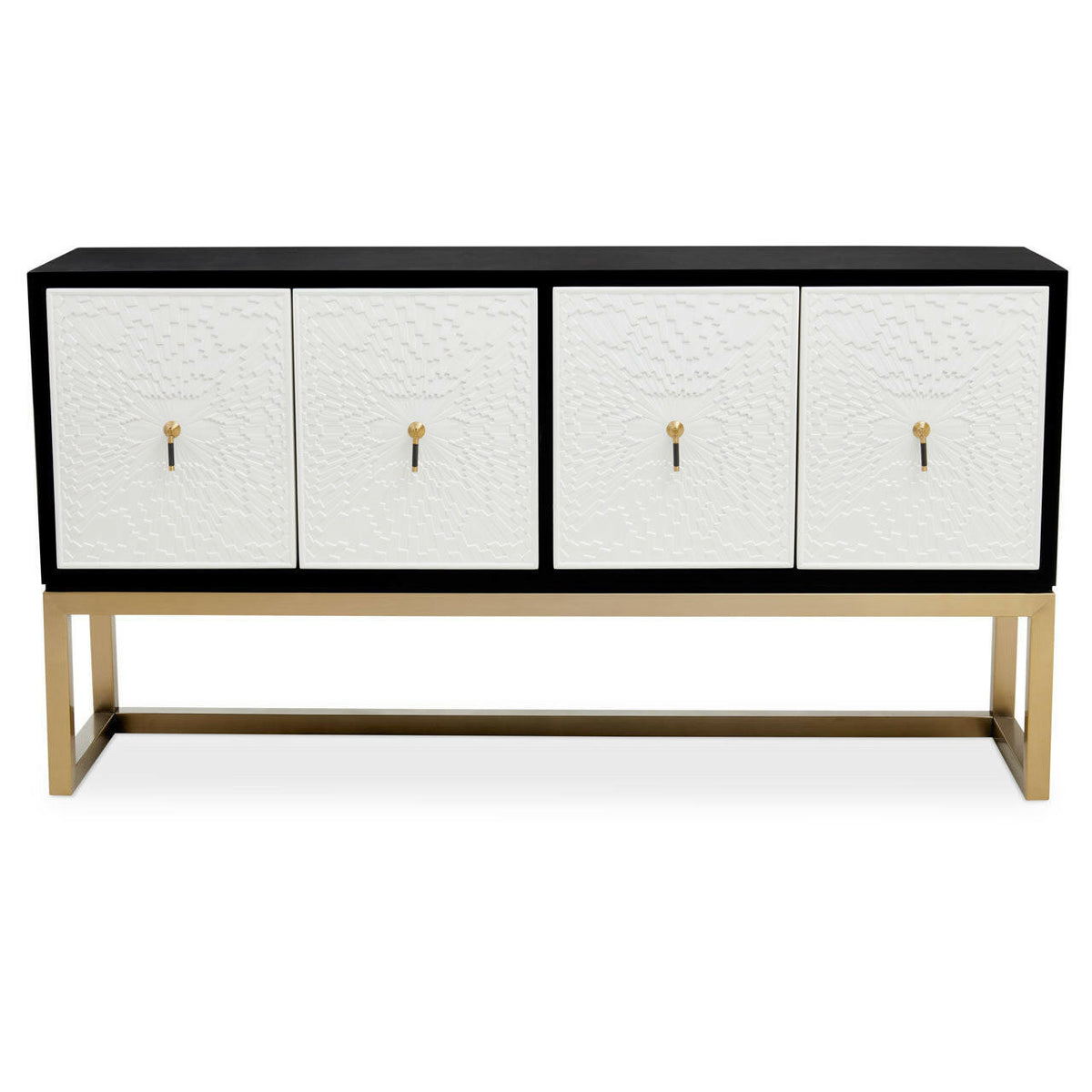 Hamilton Interiors Living Dumas Four Door Sideboard House of Isabella UK