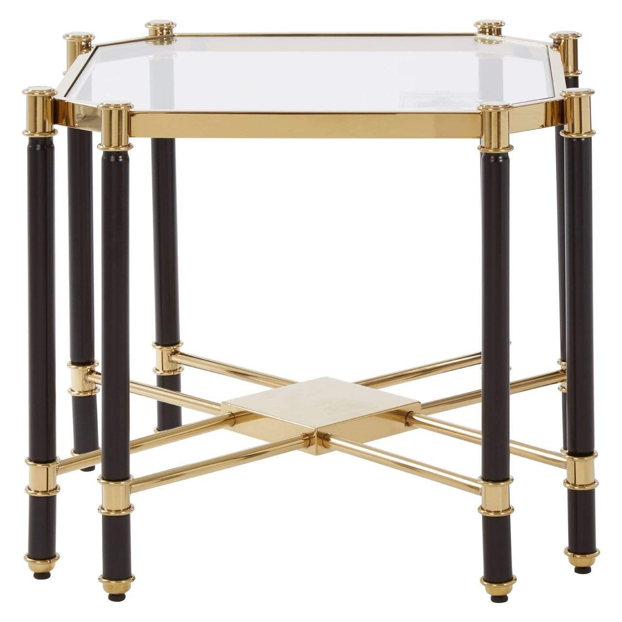 Hamilton Interiors, Elessi Champagne Finish End Table - House of Isabella UK