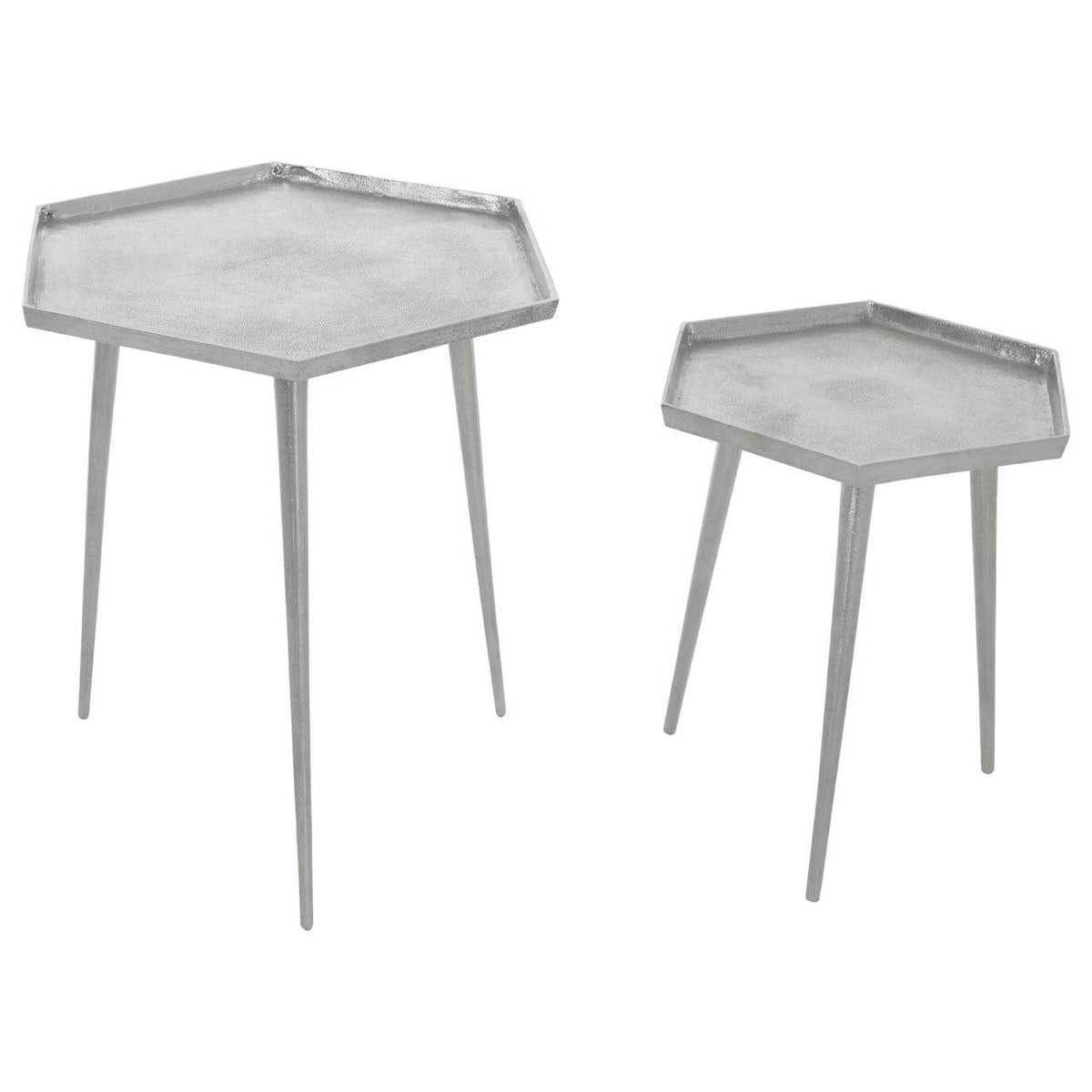 Halle Set Of 2 Hexagonal Side Tables.