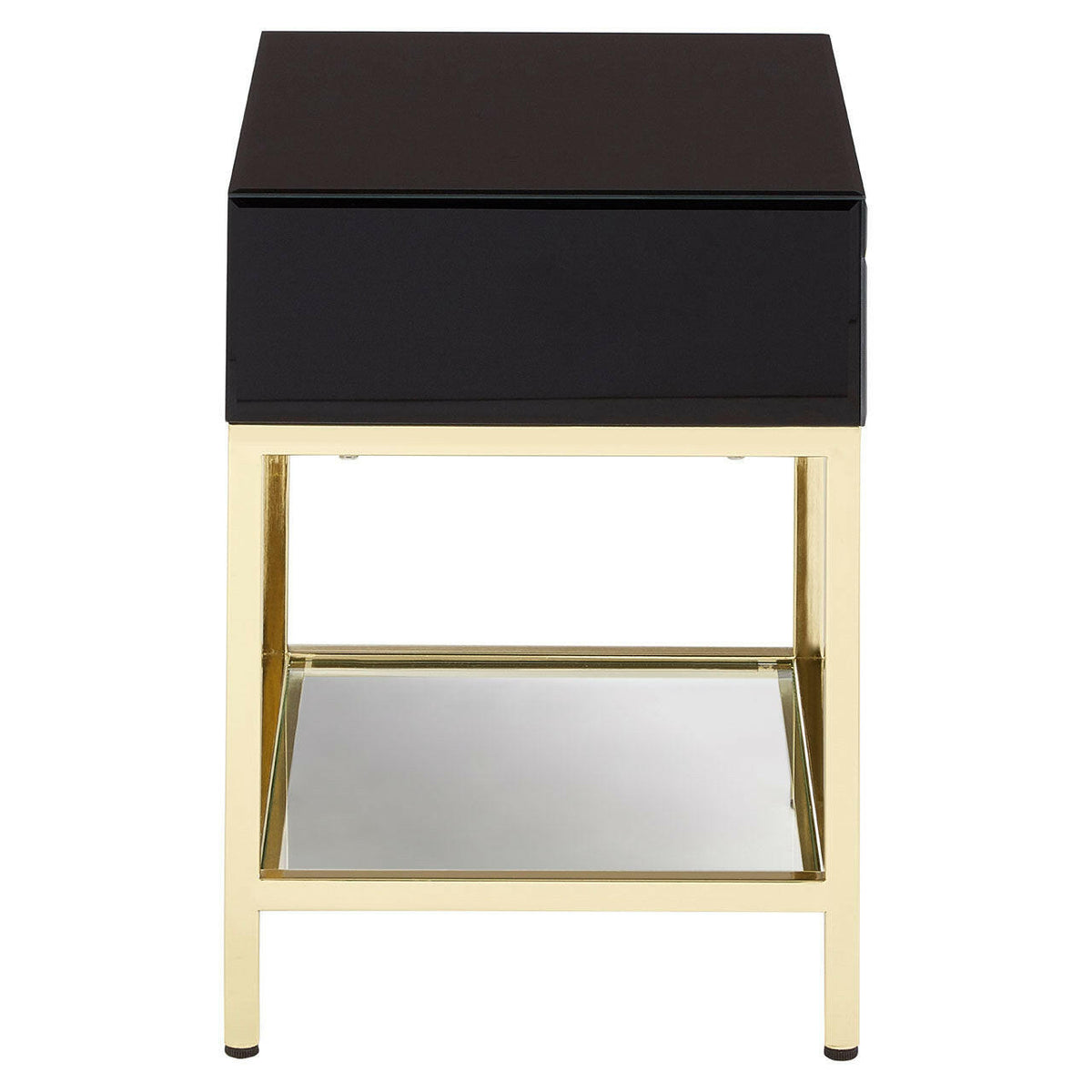 Hamilton Interiors Living Kensington Townhouse Gold Finish Side Table House of Isabella UK