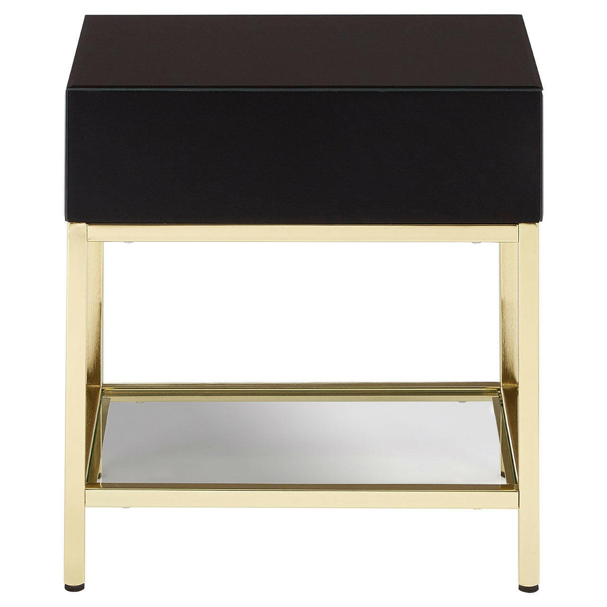 Hamilton Interiors Living Kensington Townhouse Gold Finish Side Table House of Isabella UK