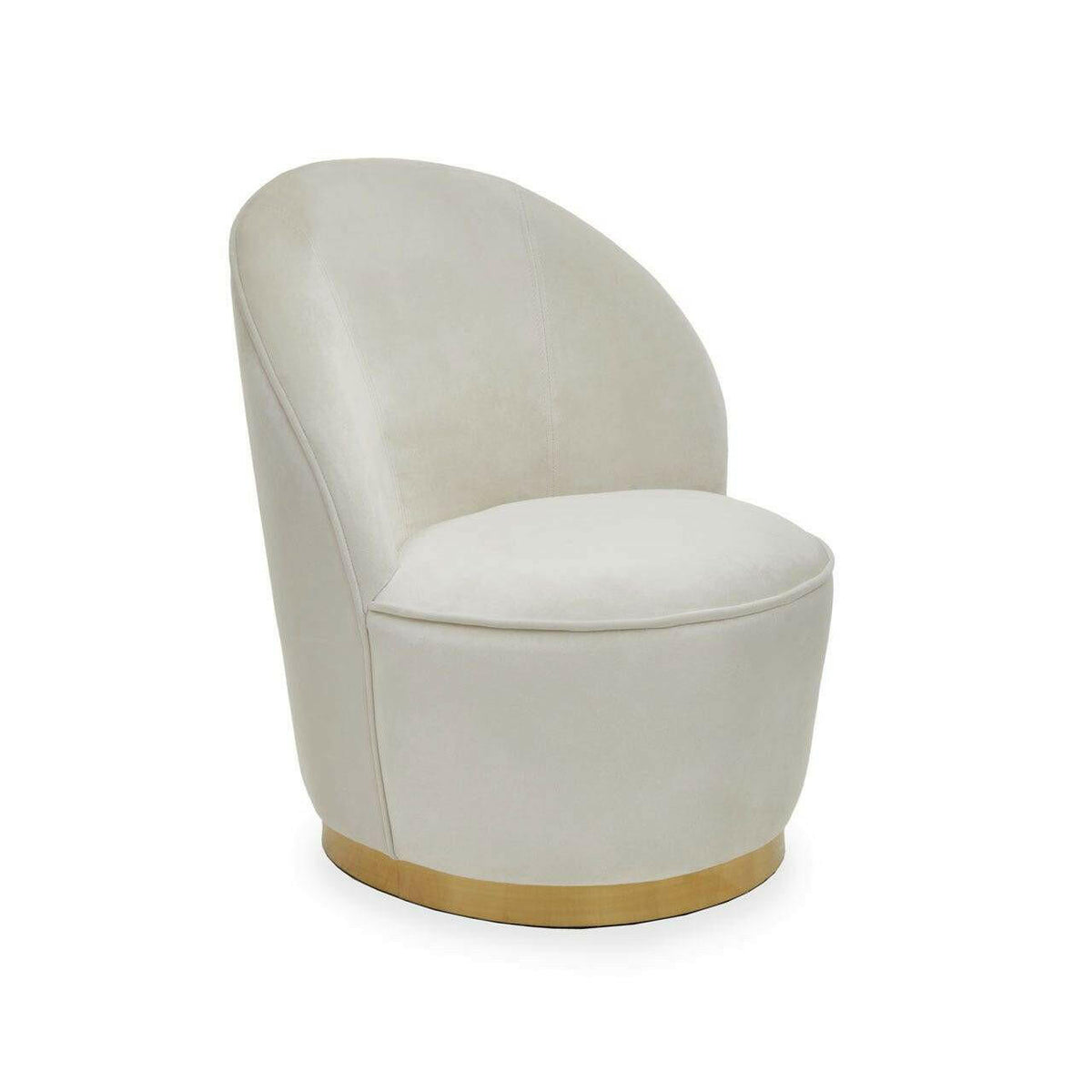 Kids Tamra Gold Base Velvet Chair.