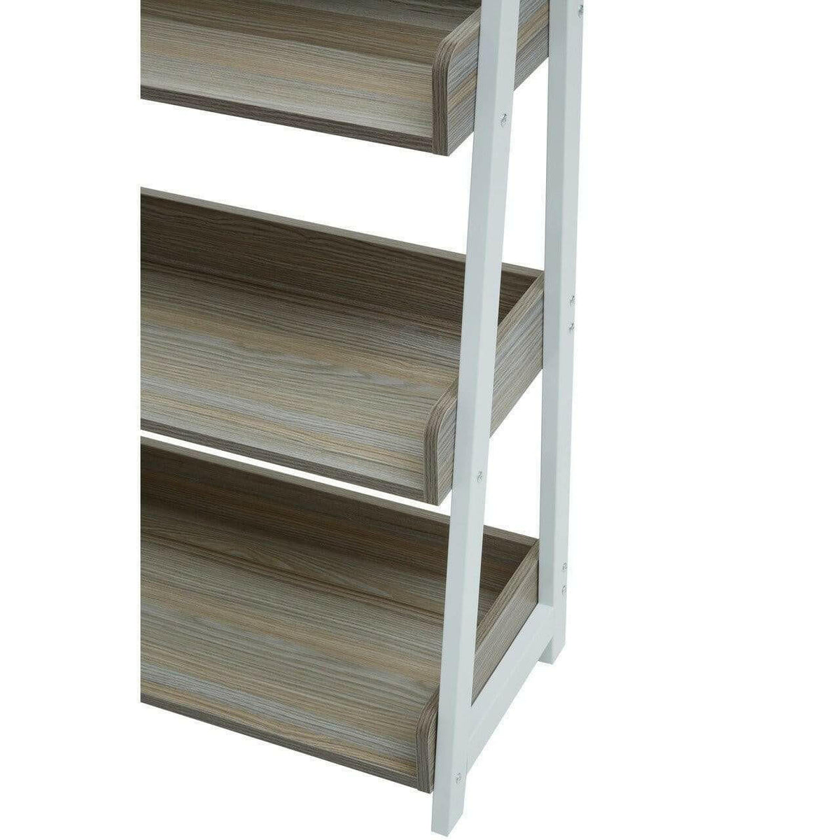 Kitsey Five Tier Natural Oak Shelf Unit.