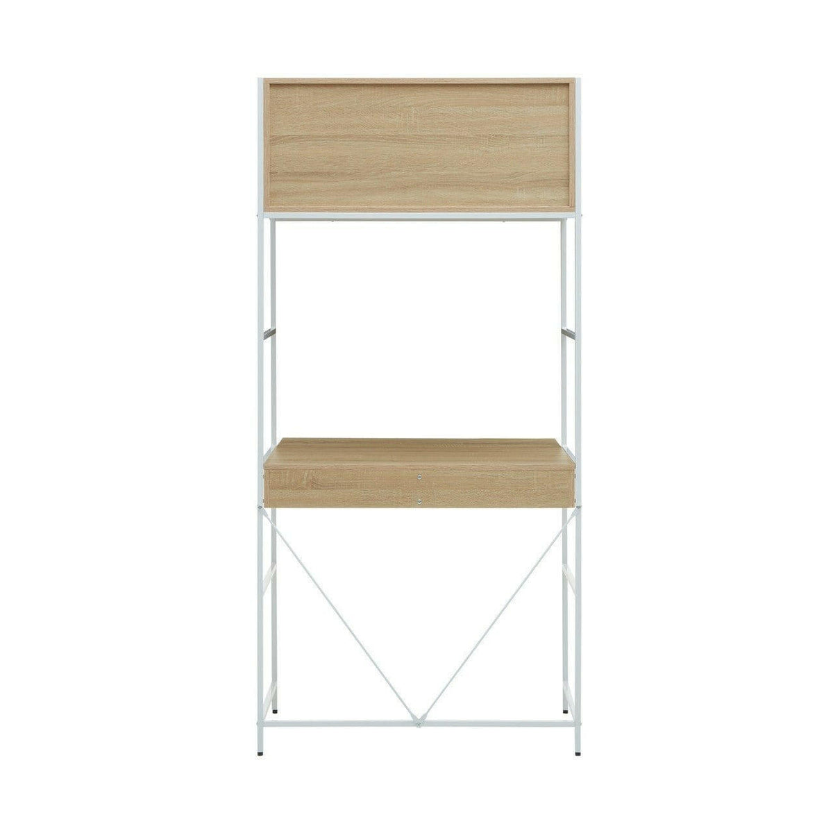 Kitsey Natural Oak Modular Desk.