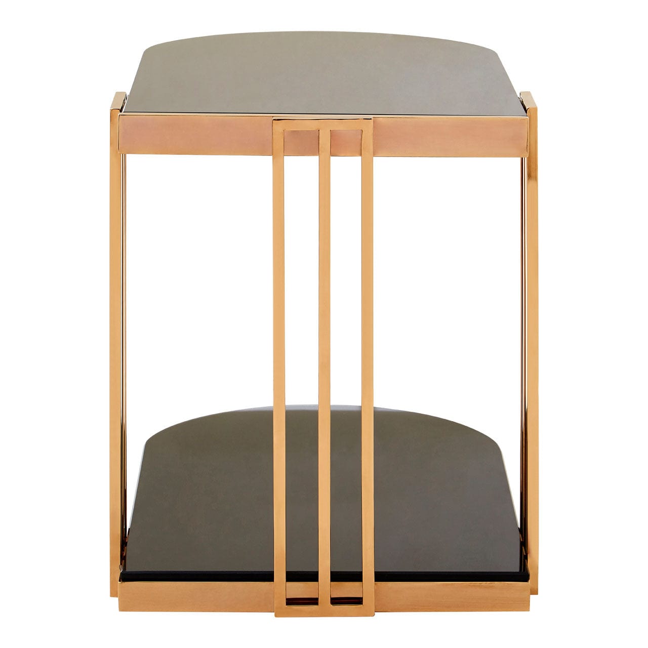 Hamilton Interiors Living Novo Rose Gold / U-Shaped Side Table House of Isabella UK