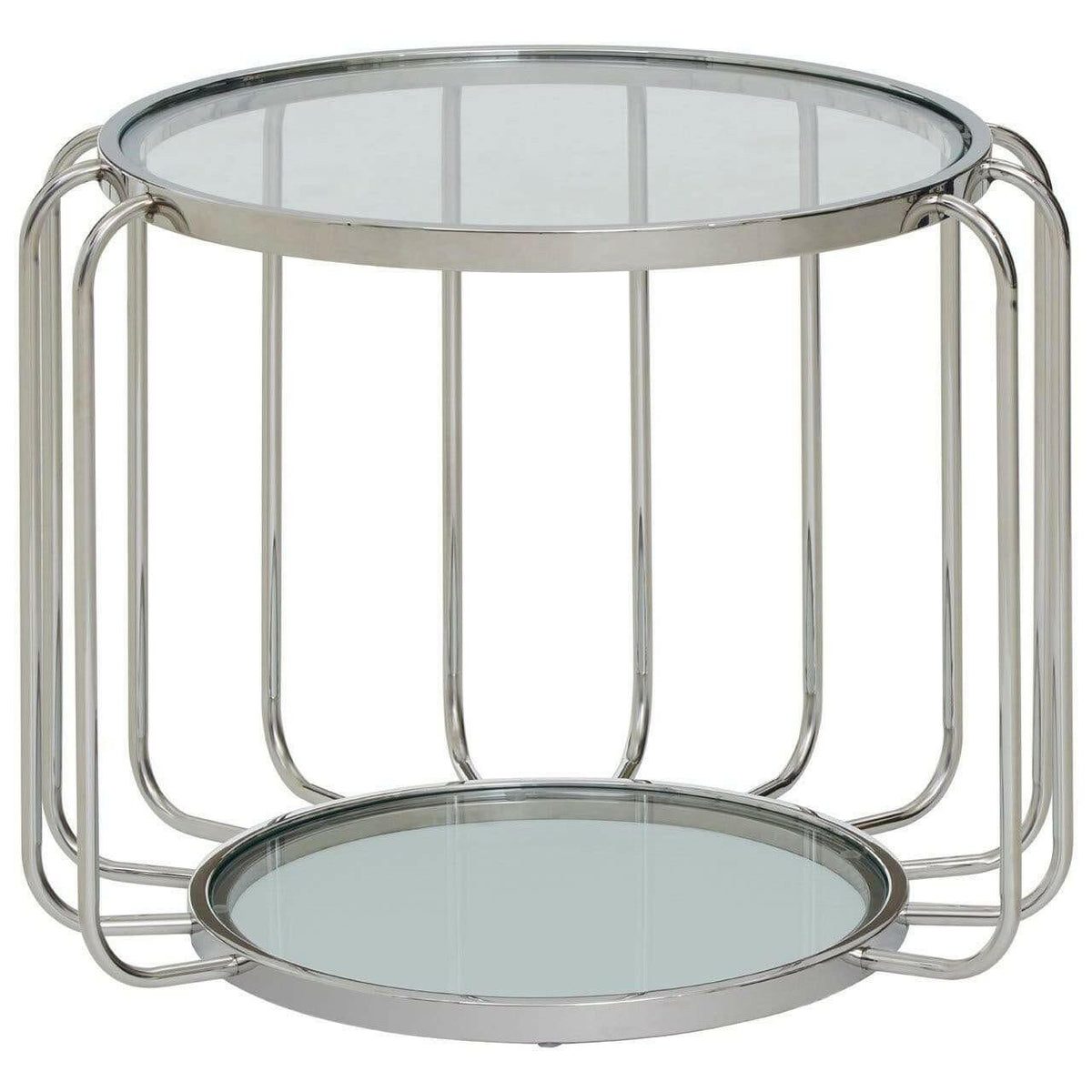 Orzo Side Table with Glass Top.