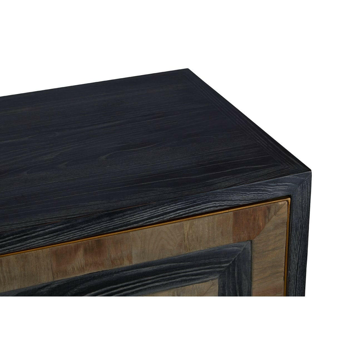 Roselle Antique Brass Finish Sideboard.