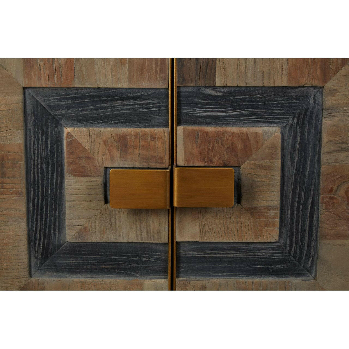 Roselle Antique Brass Finish Sideboard.