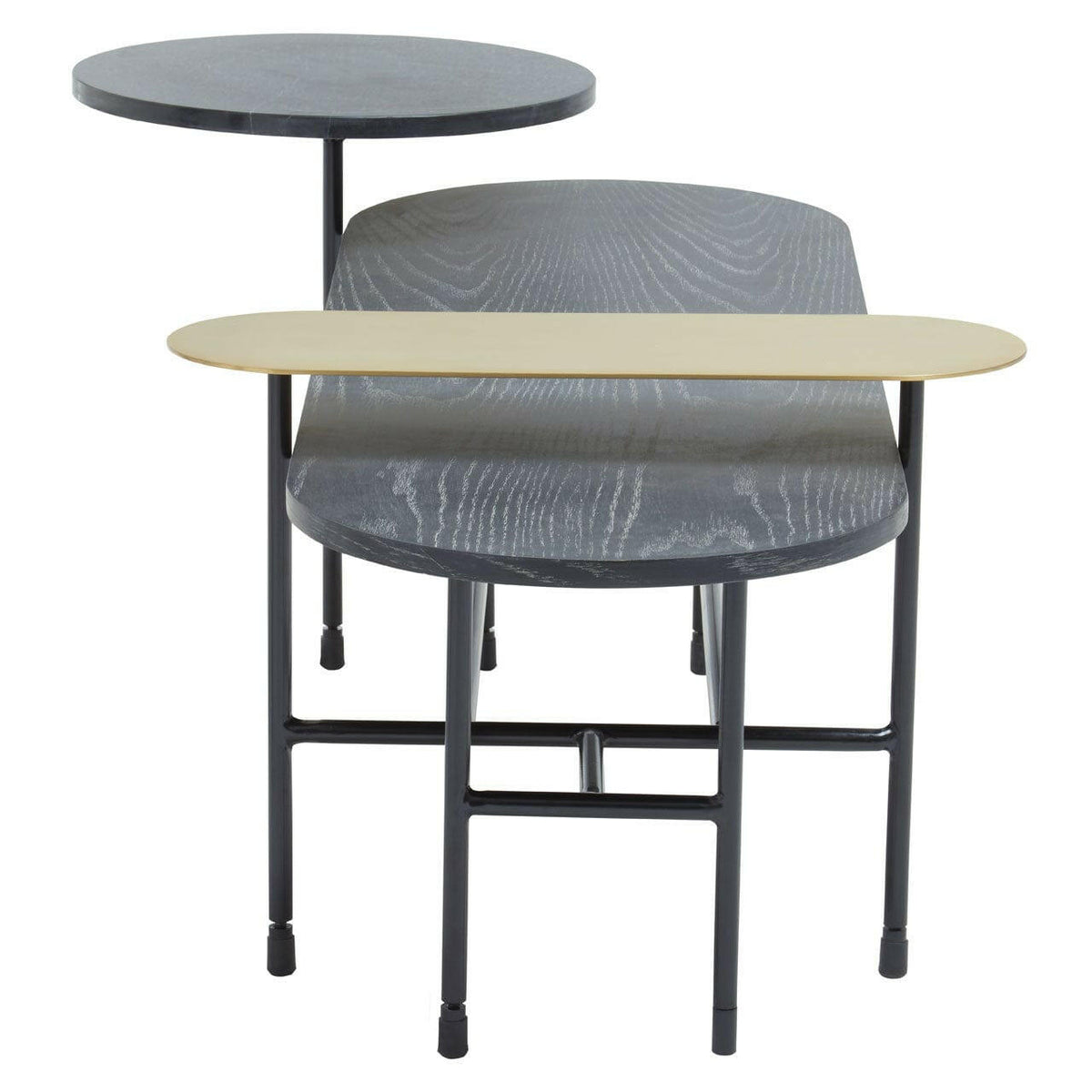 Serrano Black Oak Veneering Coffee Table.