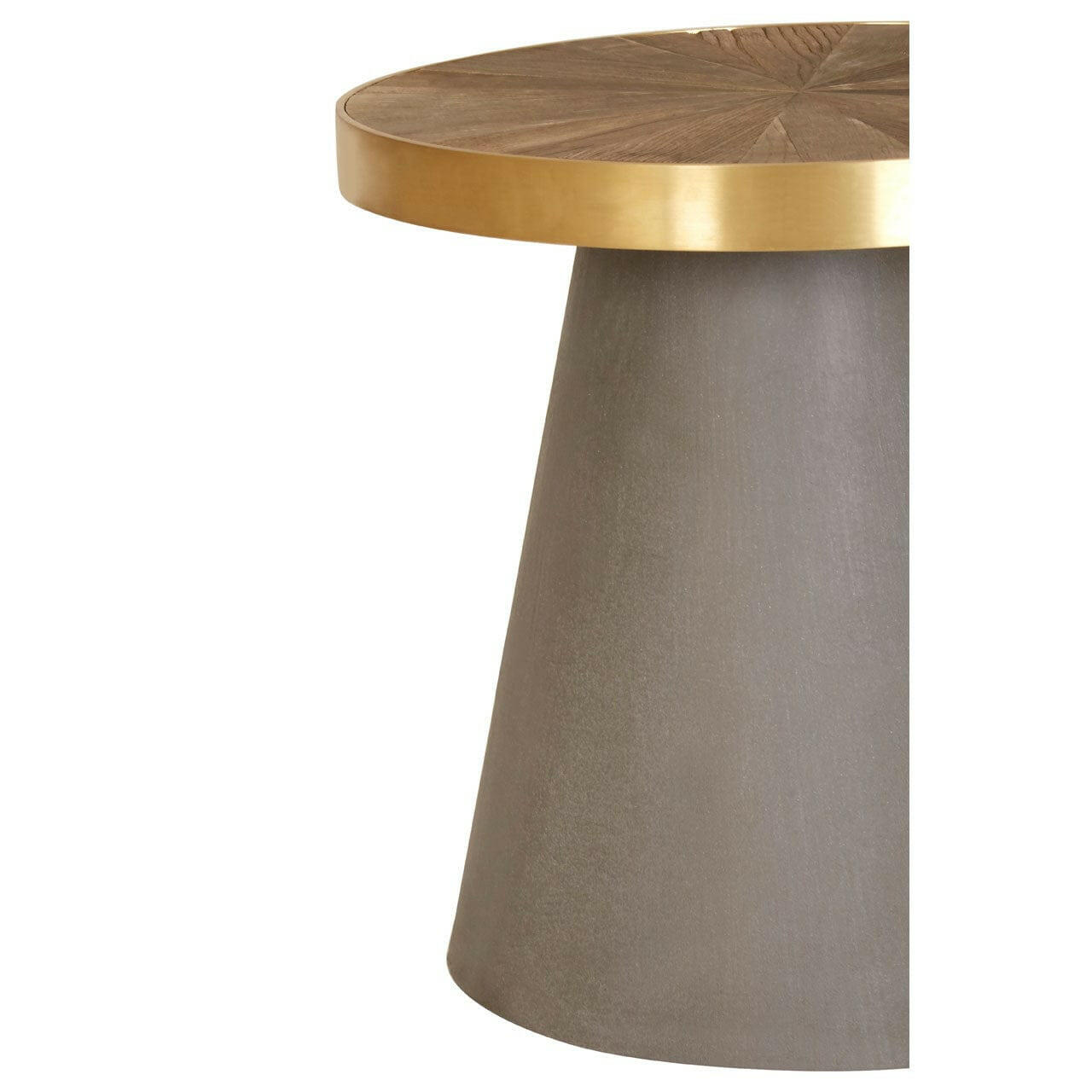 Hamilton Interiors Living Titan End Table With Grey Base House of Isabella UK