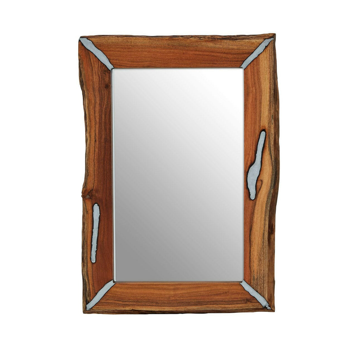 Almora Natural Wood Wall Mirror.