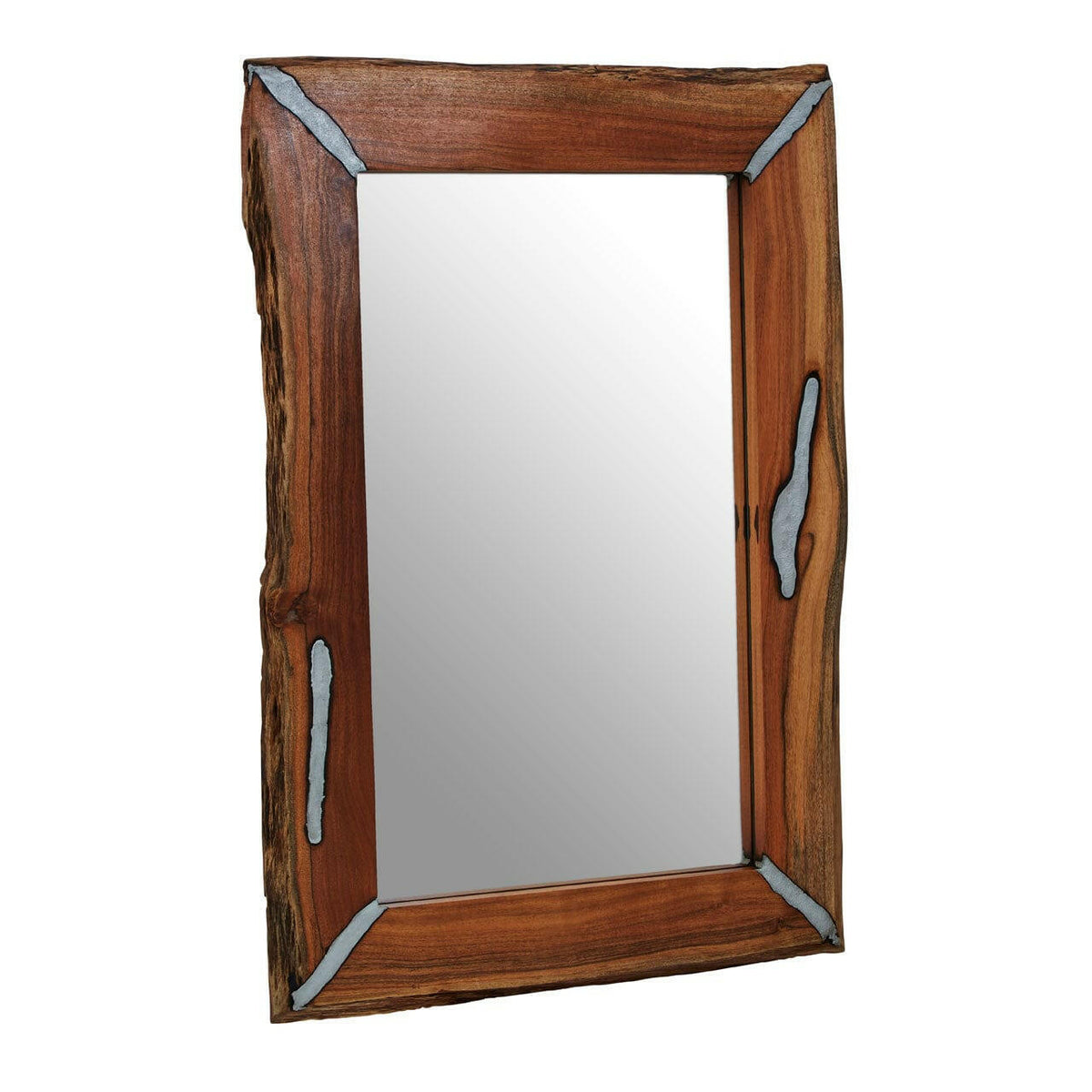 Almora Natural Wood Wall Mirror.