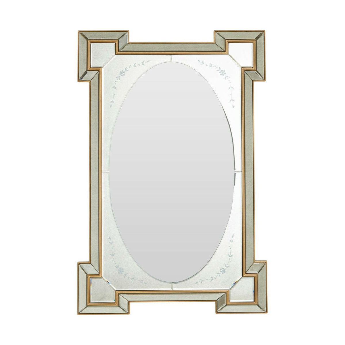 Can Be Hung Both Ways Rectangular Wall Mirror.