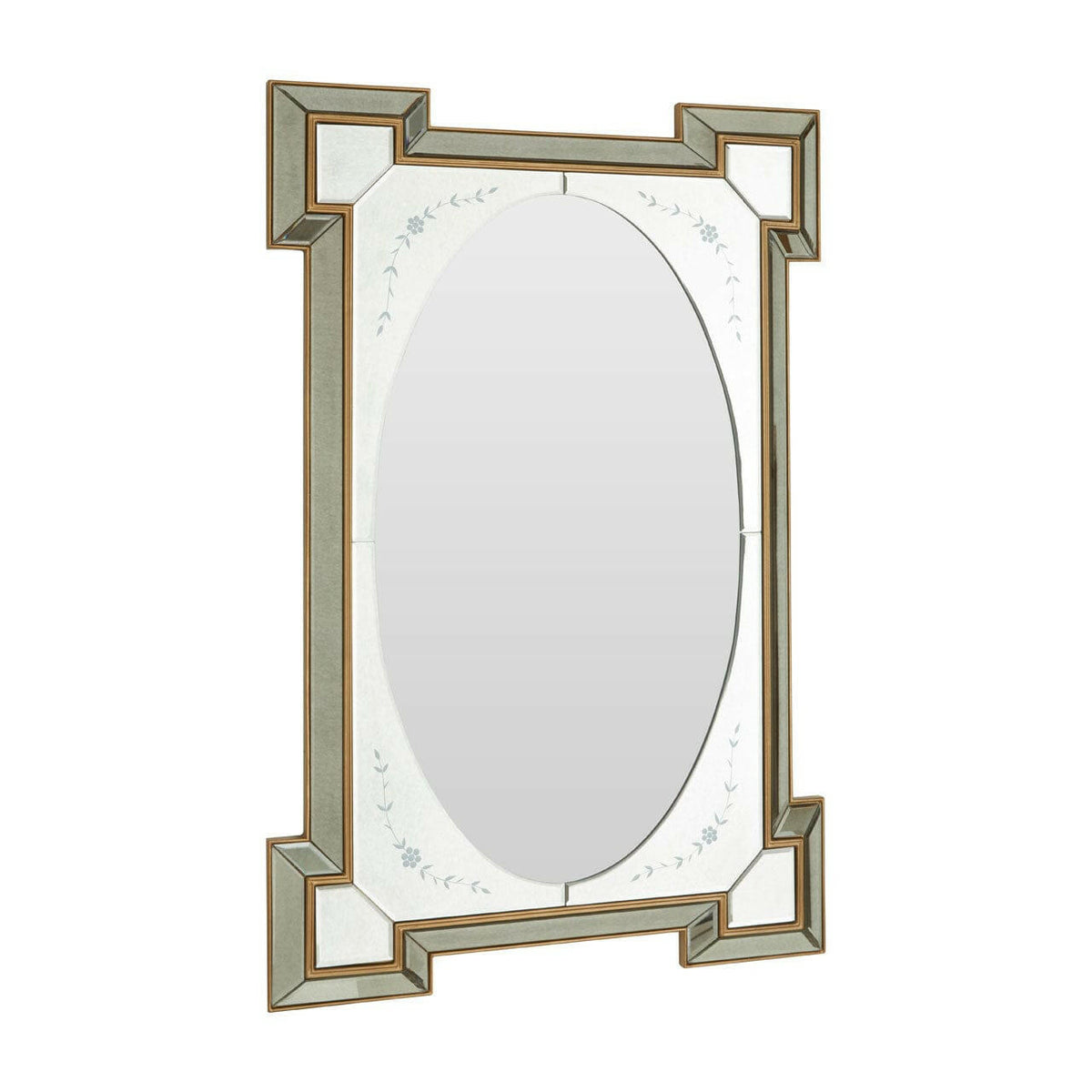 Can Be Hung Both Ways Rectangular Wall Mirror.