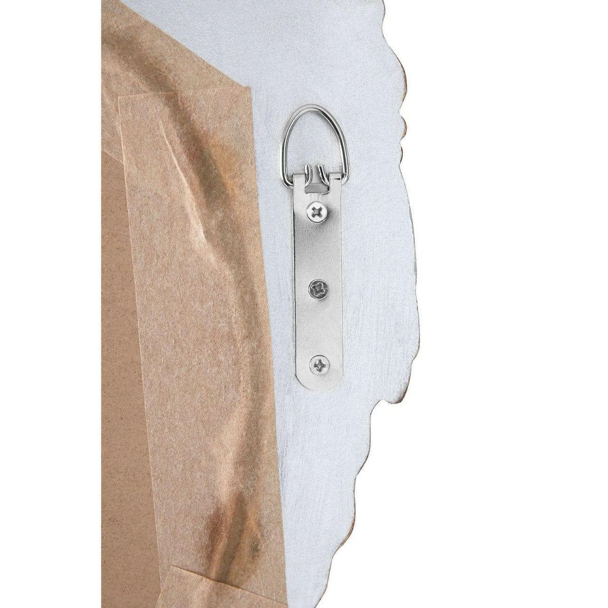 Champagne Decorative Swirl Design Wall Mirror.