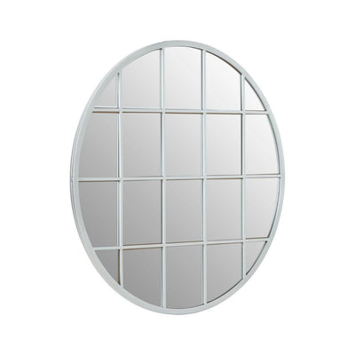 Hamilton Interiors Mirrors Descrates Round Panelled Wall Mirror House of Isabella UK