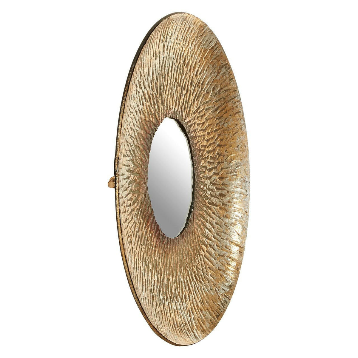 Faiza Small Textured Wall Mirror.