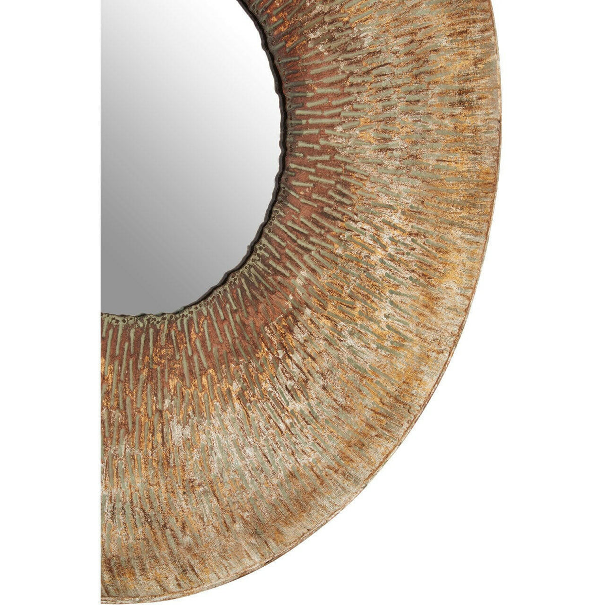 Faiza Small Textured Wall Mirror.