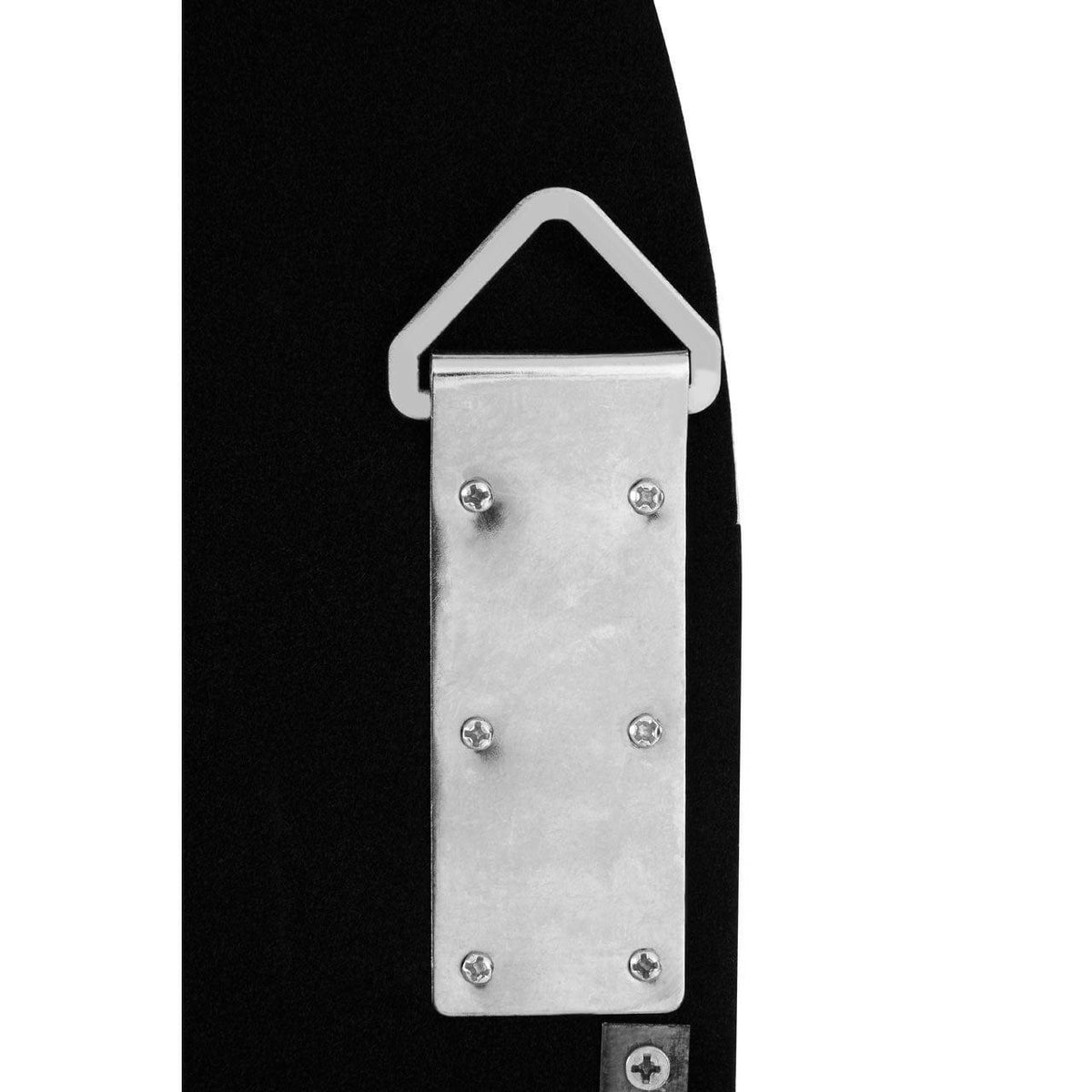 Flat Wood White Finish Mirror.