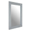 Hamilton Interiors Mirrors Henley Grey Wooden Frame Wall Mirror House of Isabella UK