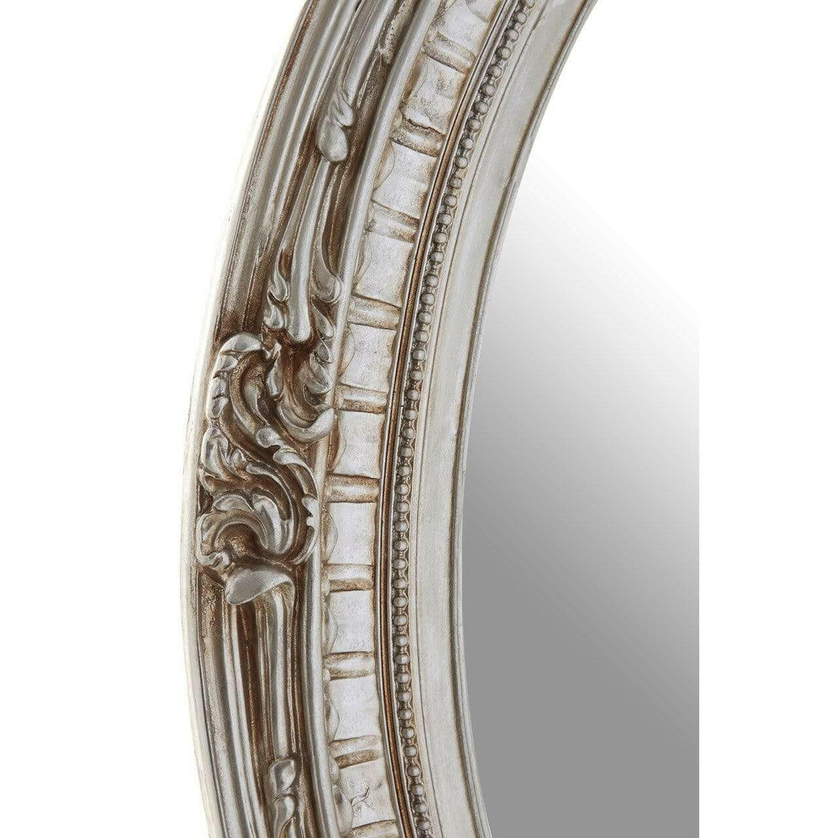 Juliette Champagne Oval Framed Wall Mirror.