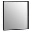 Hamilton Interiors Mirrors Matt Black Large Square Wall Mirror House of Isabella UK