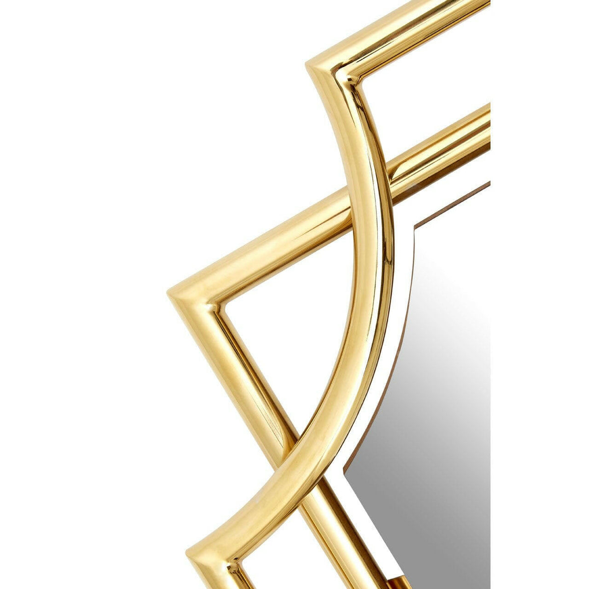 Meissa Overlapped Design Wall Mirror.