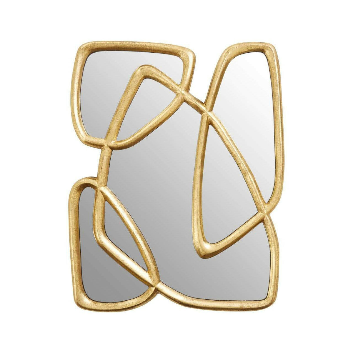 Pablo Gold Finish Wall Mirror.