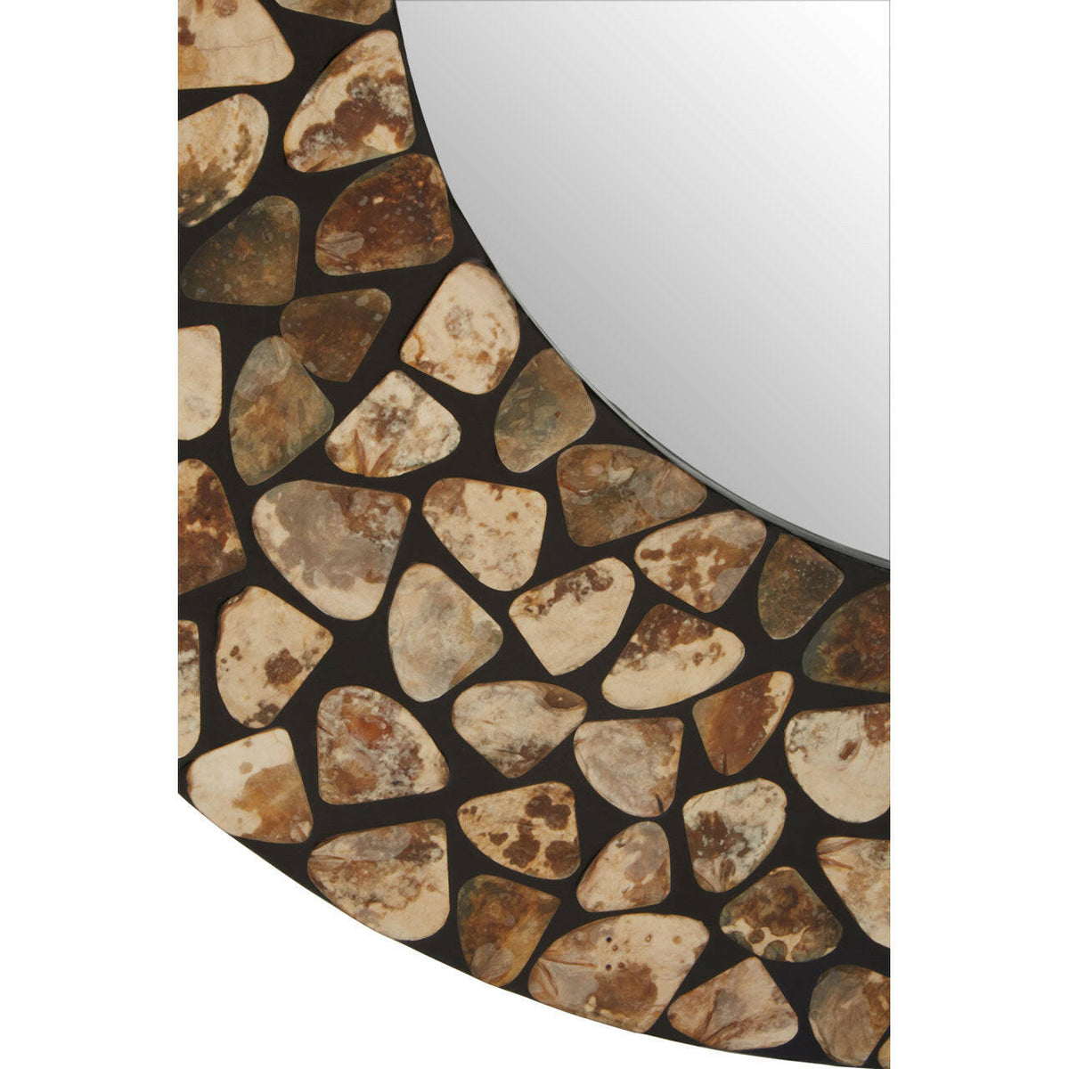 Hamilton Interiors Mirrors Palu Black And Amber Wall Mirror House of Isabella UK