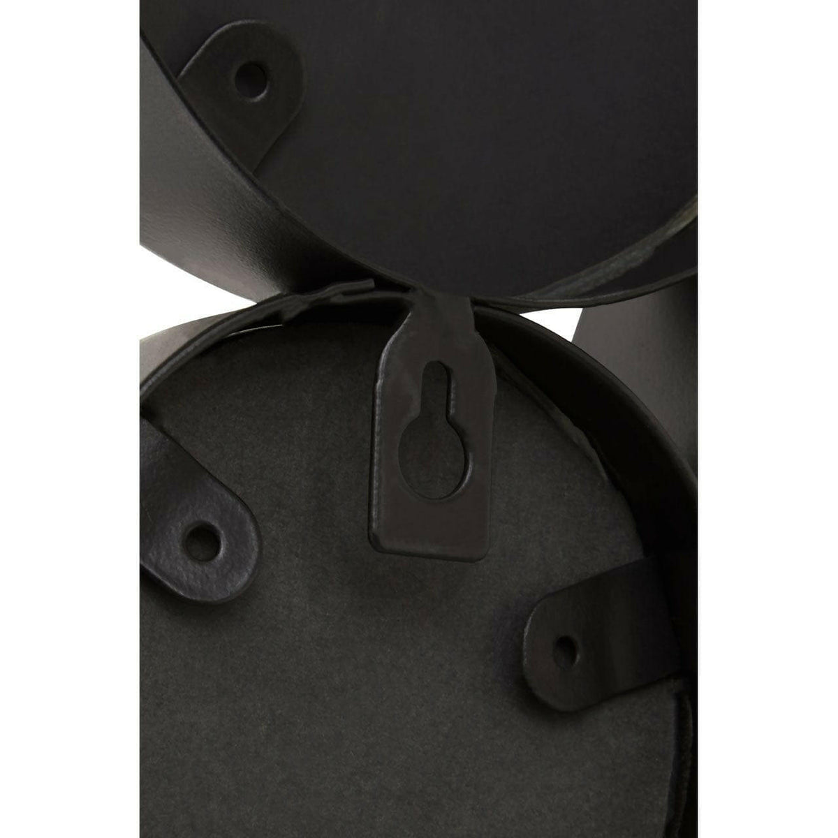 Persephone Black Finish Wall Mirror.