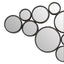 Hamilton Interiors Mirrors Persephone Black Finish Wall Mirror House of Isabella UK