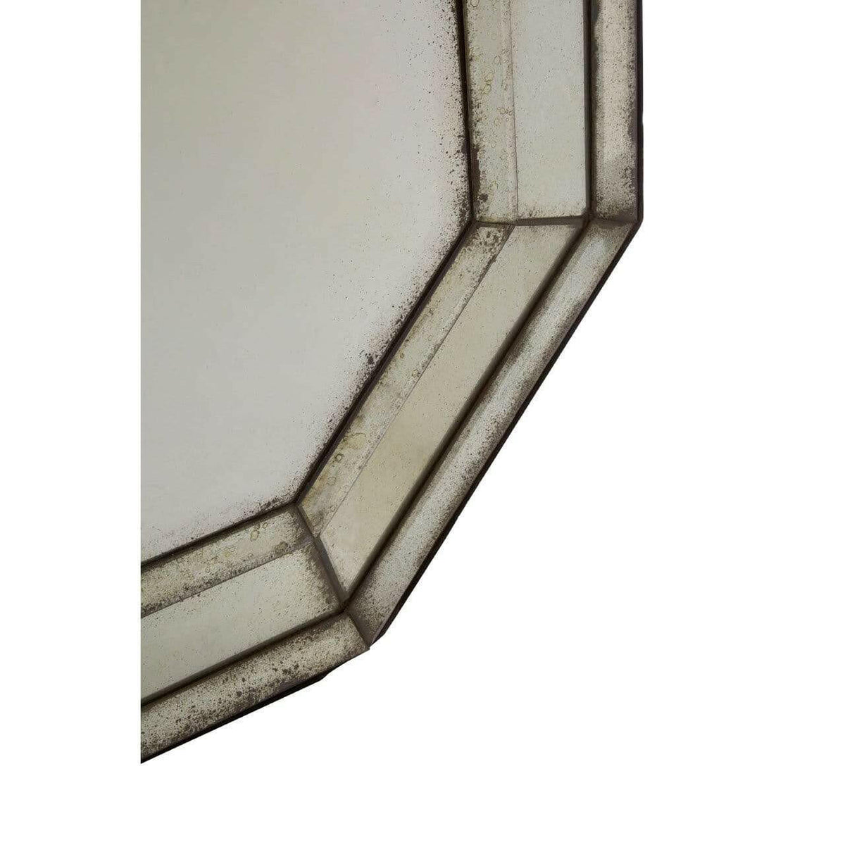 Ryzer 3D Hexagonal Wall Mirror.