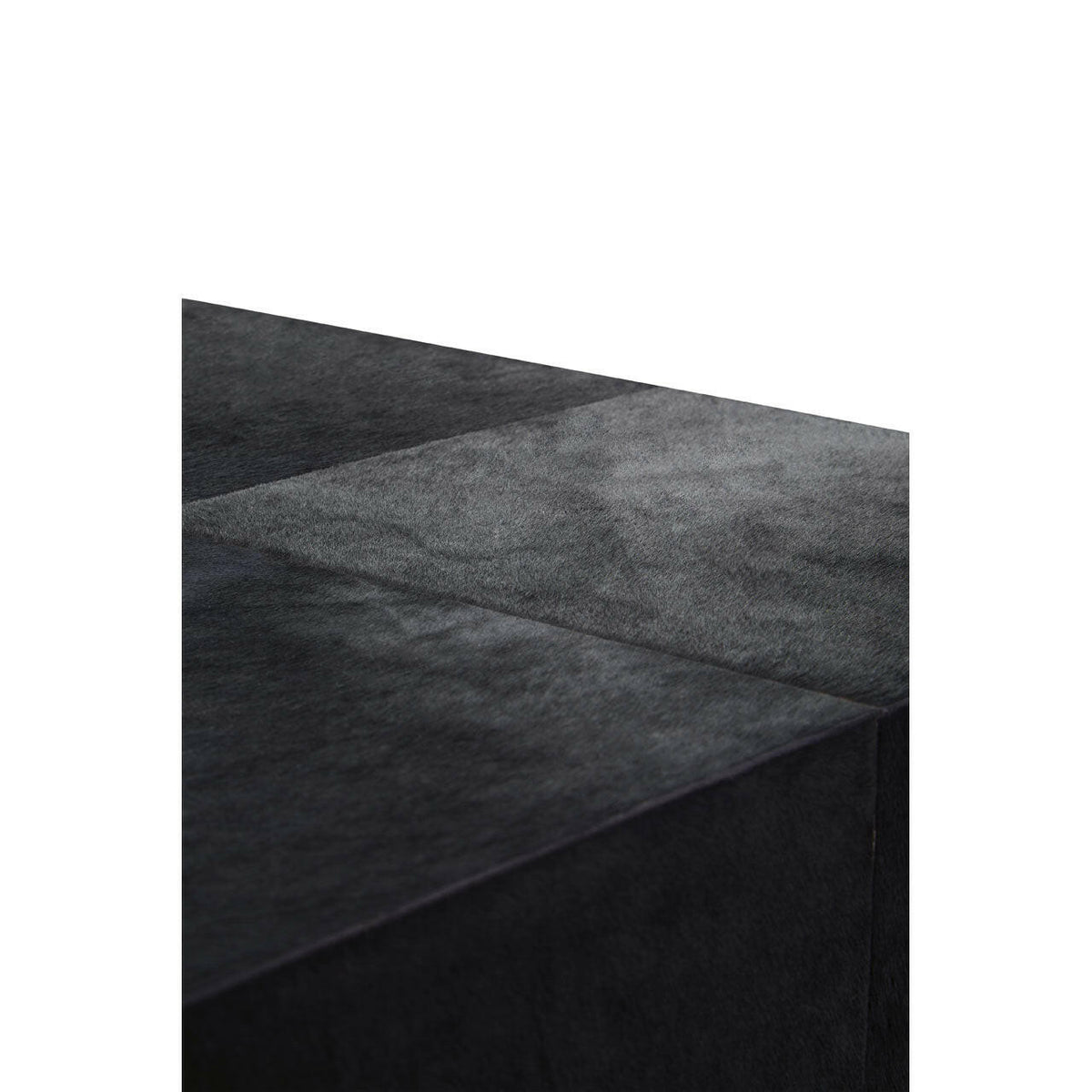 Hamilton Interiors Sleeping Kensington Townhouse Hair On Hide Black And Gold Bedside Table House of Isabella UK