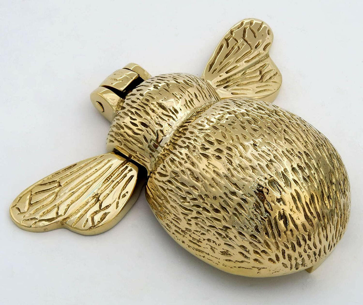 Brass Bee Door Knocker.