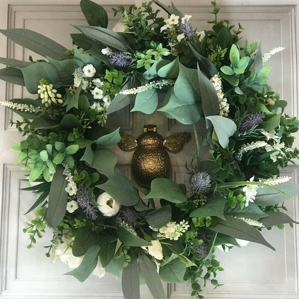 Brass Bee Door Knocker.