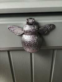 Chrome Bee Door Knocker.