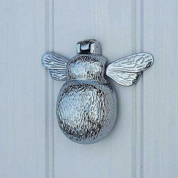 Chrome Bee Door Knocker.