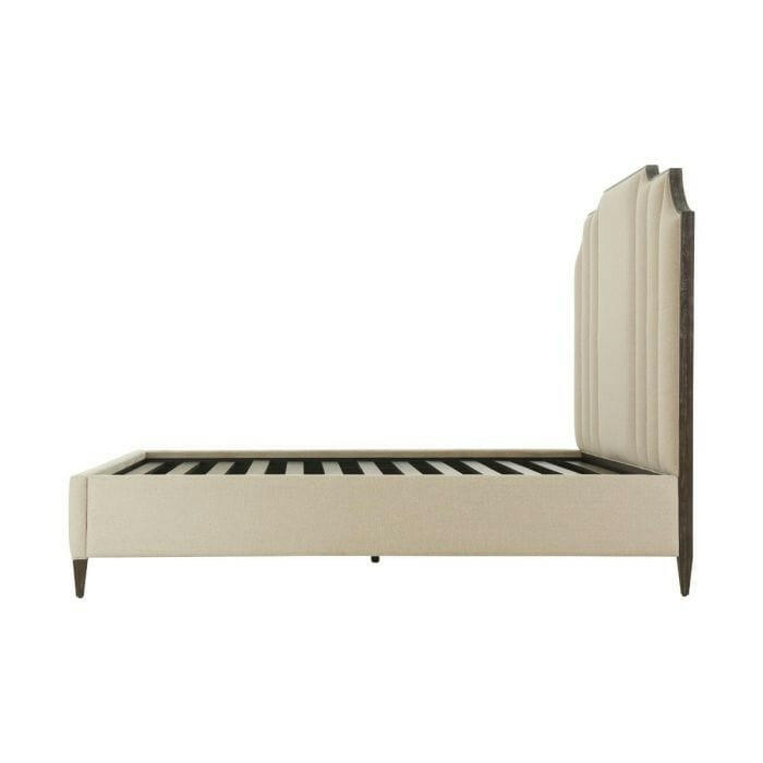 Ta Studio Super King Bed Frame Artemis in Kendal Linen.