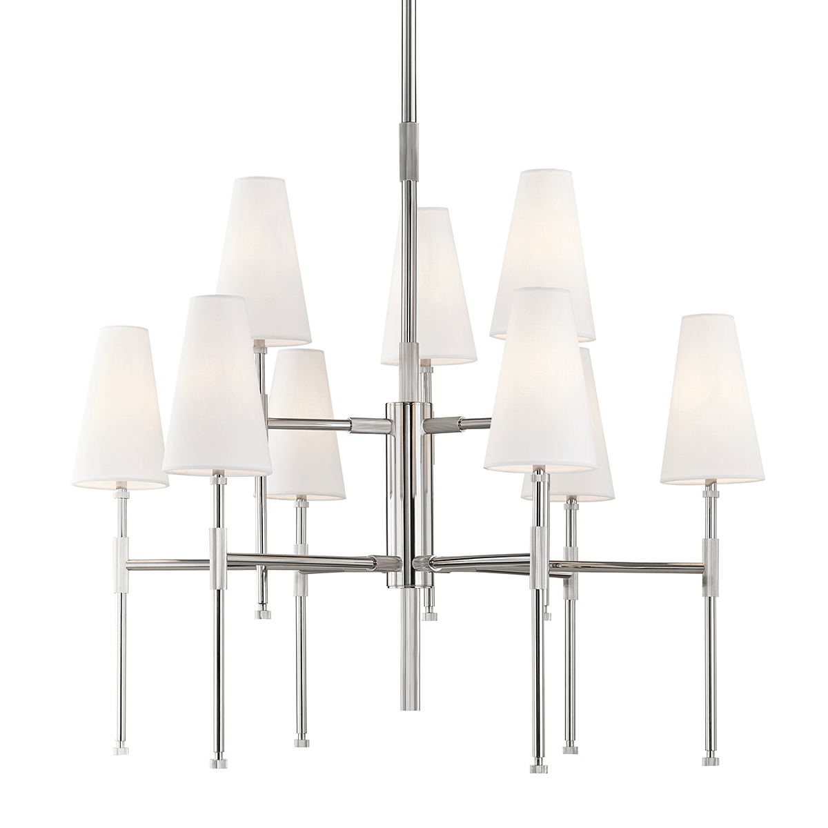 Hudson Valley Lighting Lighting BOWERY Polished Nickel Pendant 2 House of Isabella UK