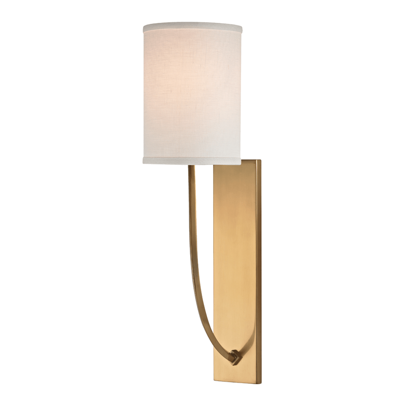 Hudson Valley Lighting Lighting COLTON Aged Brass Wall Light House of Isabella UK