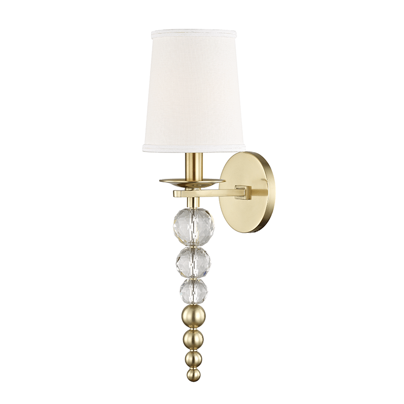 PERSIS Aged Brass Wall Light| OUTLET.