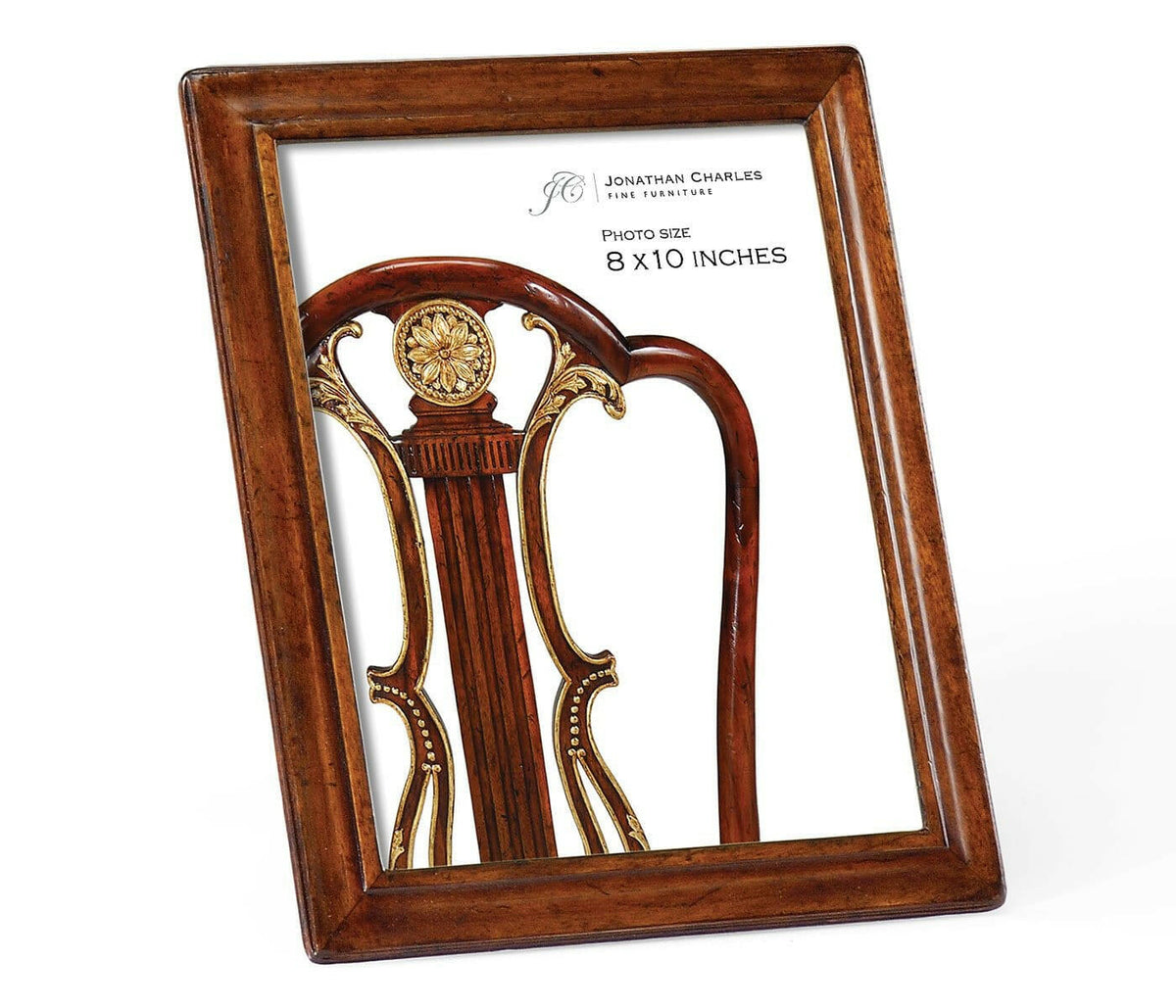 Jonathan Charles 8x10 Picture Frame Cottage in Medium Walnut.