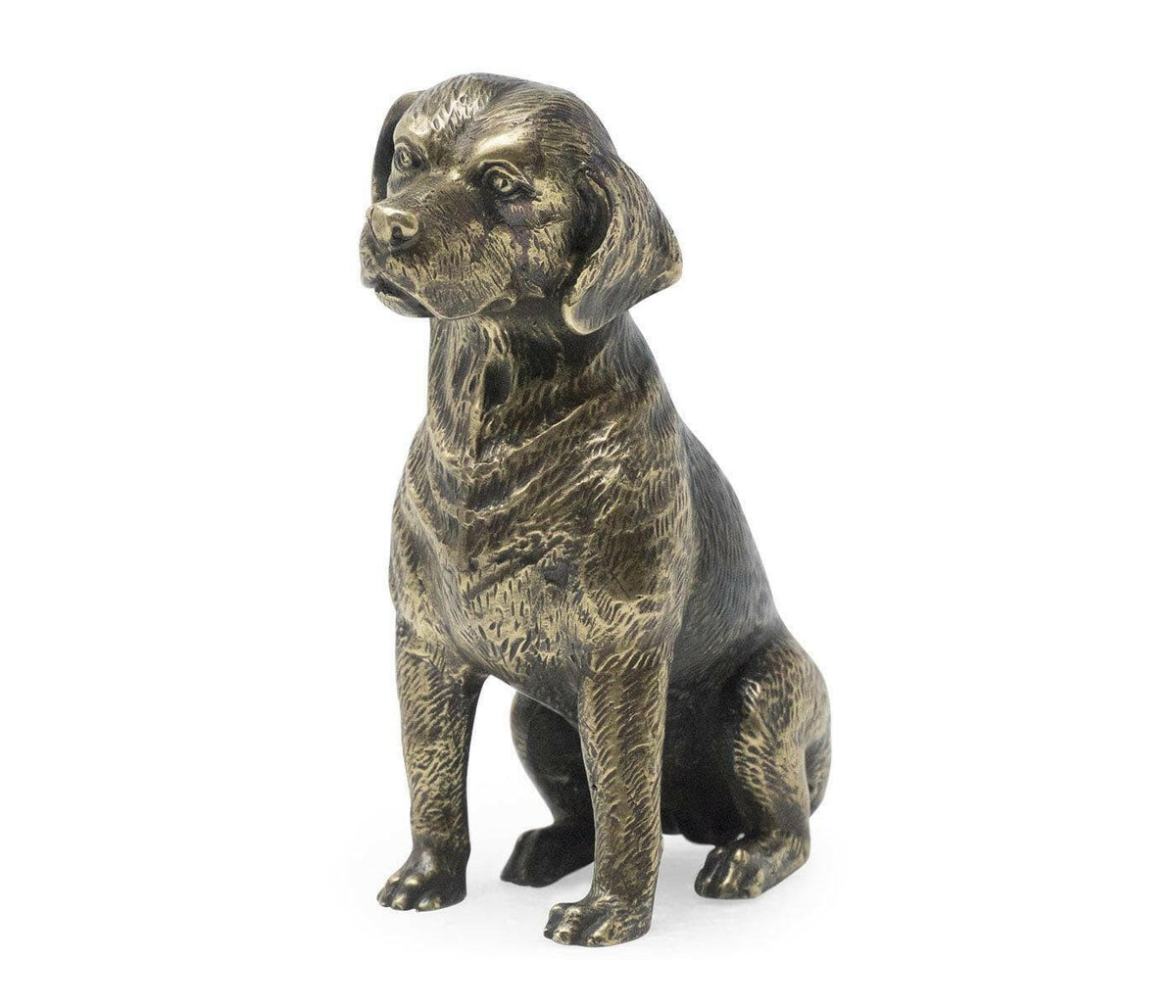 Jonathan Charles Beagle Dog Figurine - Dark Bronze.