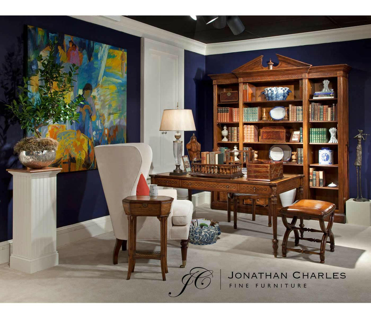 Jonathan Charles Bookstand for Desk 19th Century.