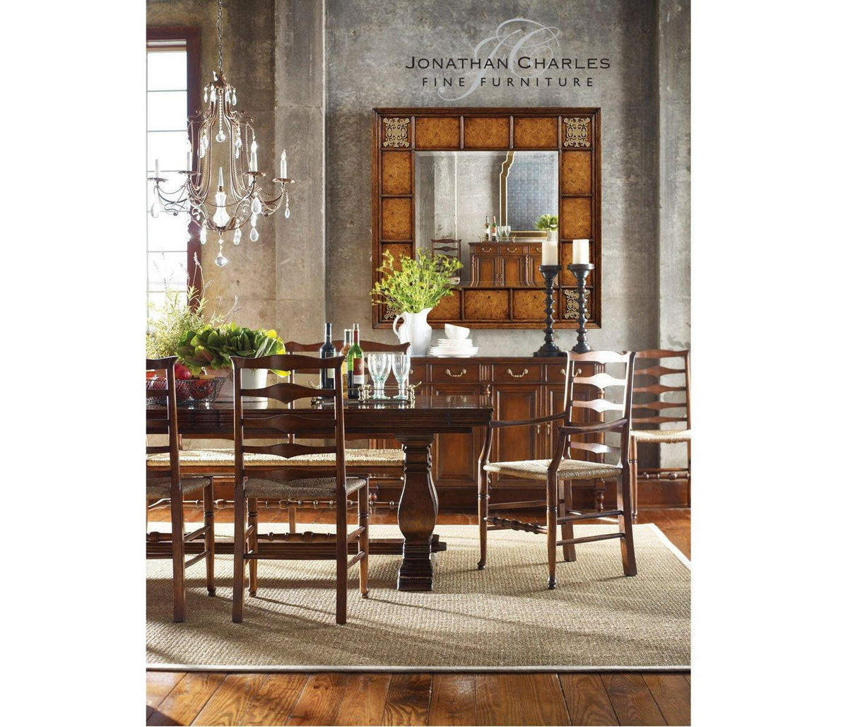 Jonathan Charles Candlesticks Set of 2 Ebonised.