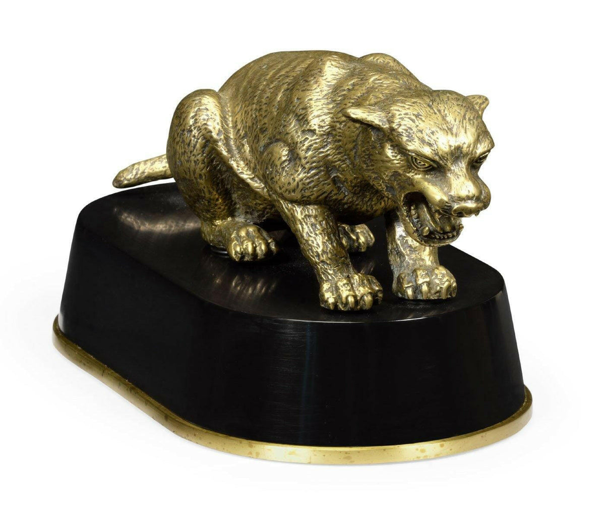 Jonathan Charles Cougar Figurine on Base.