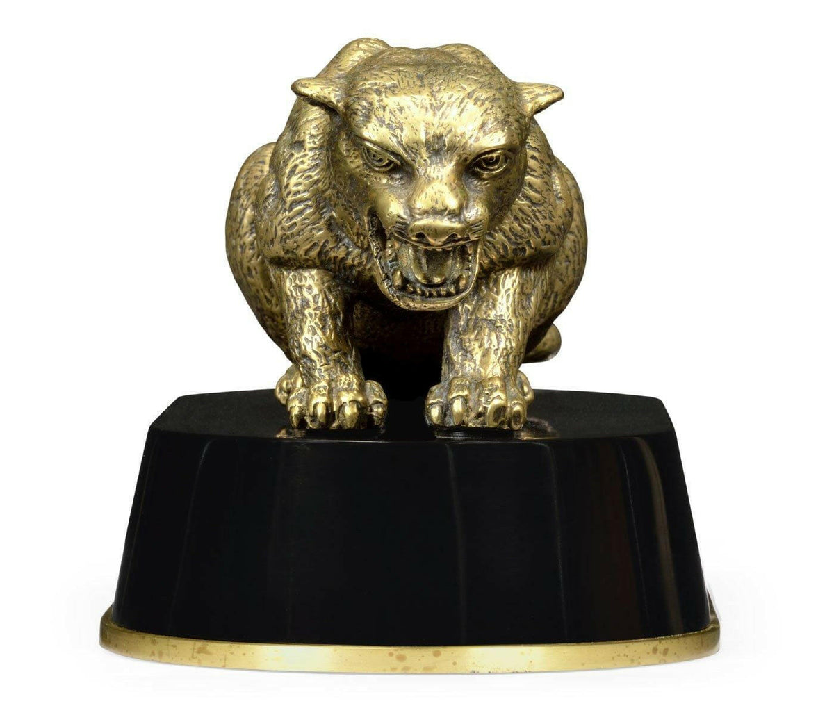 Jonathan Charles Cougar Figurine on Base.