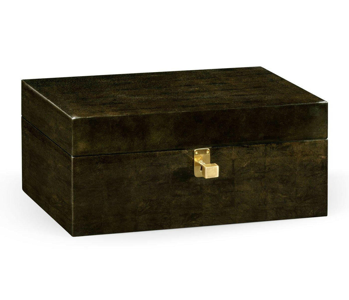 Jonathan Charles Decorative Box Oriental in Bronze.