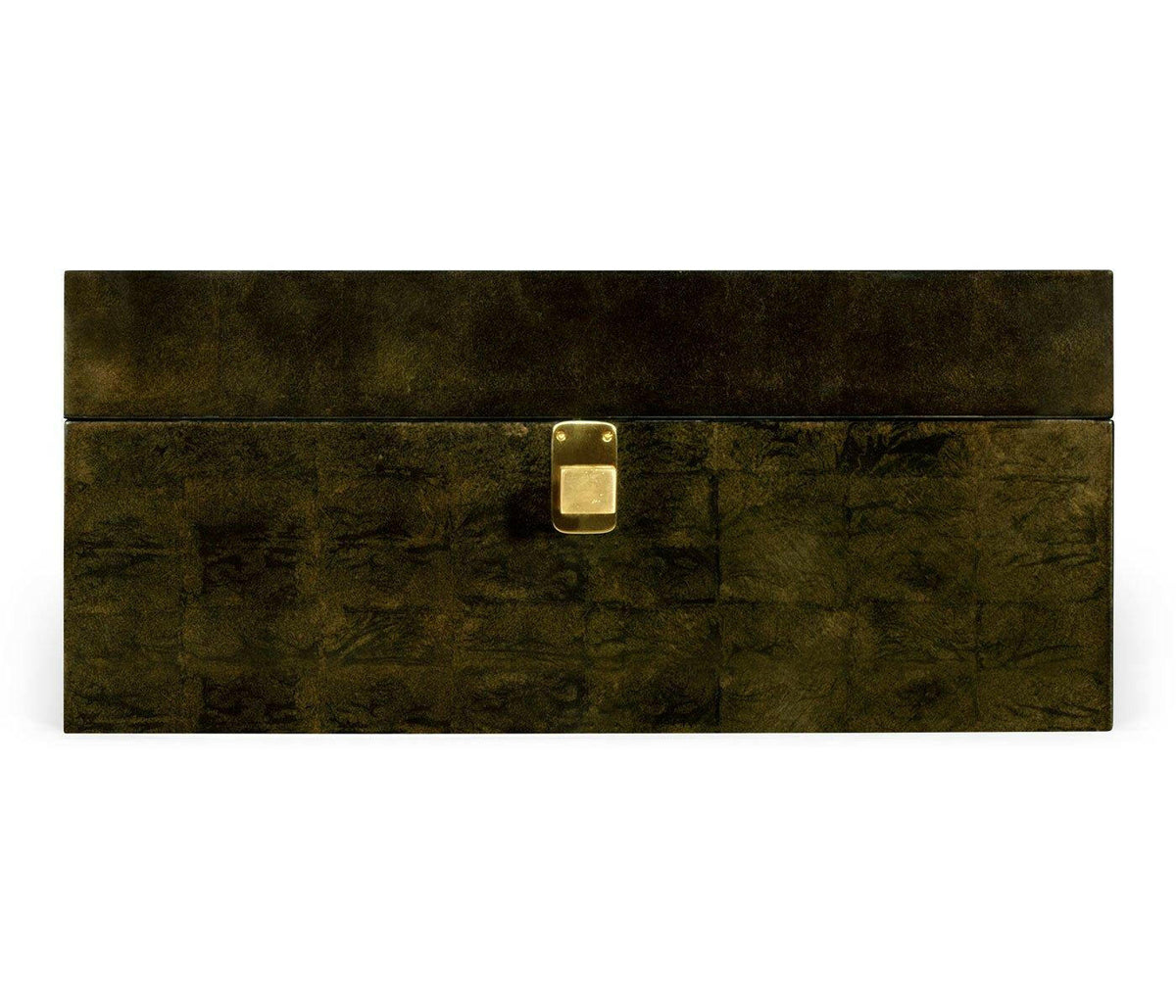 Jonathan Charles Decorative Box Oriental in Bronze.