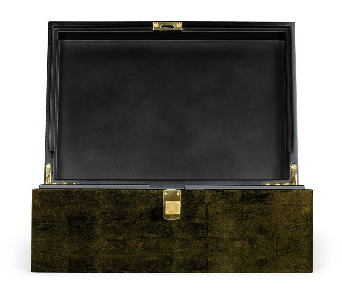 Jonathan Charles Decorative Box Oriental in Bronze.